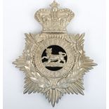 Victorian 1st Volunteer Battalion Hampshire Regiment Other Ranks Home Service Helmet Plate