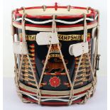 1st Battalion The Royal Hampshire Regiment Drum