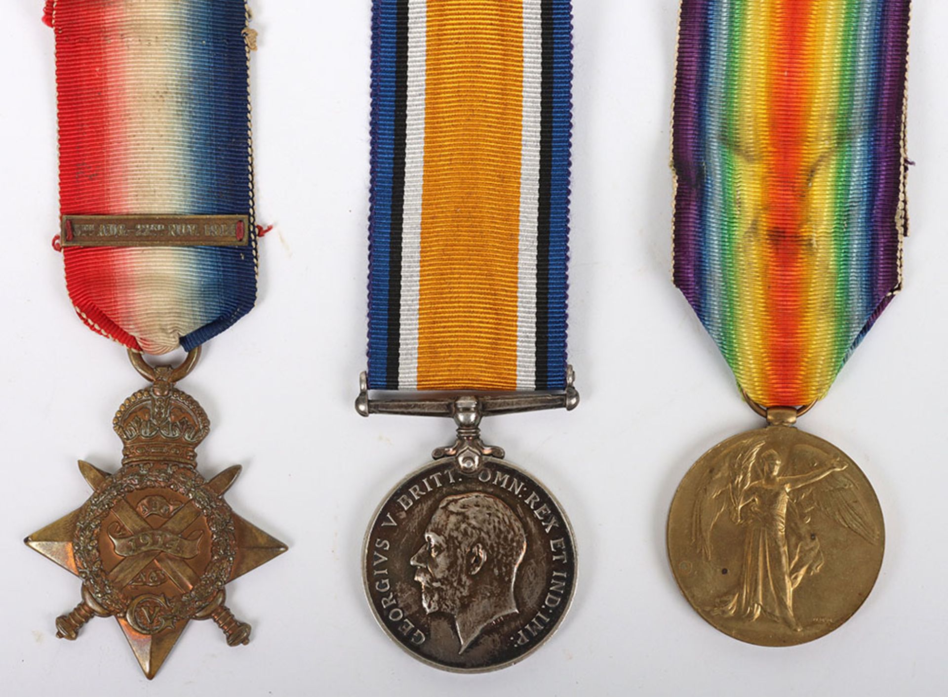 Great War 1914 Star Medal Trio to the 18th (Queen Mary’s Own) Hussars