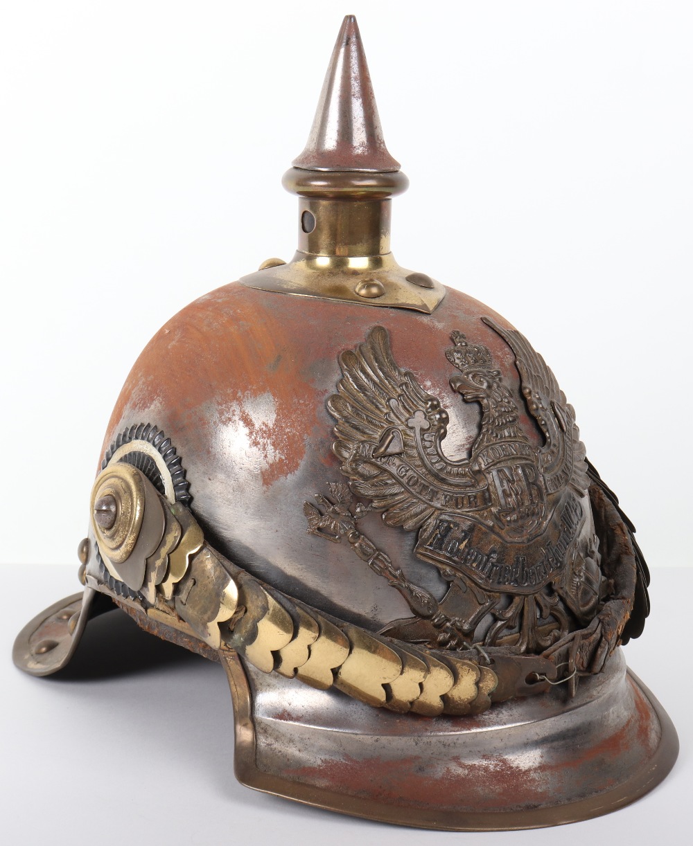 Imperial German M-1867 Cuirassier Regiment Nr2 Other Ranks Helmet - Image 5 of 10
