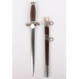 Third Reich Land Customs Officials Dress Dagger by WKC Solingen