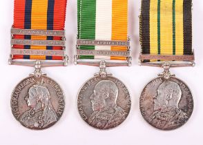 An Interesting Medal Group of 3 to a Soldier in the Hampshire Regiment Who Died of Heatstroke During