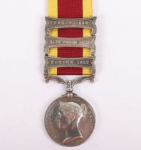 Second China War Medal to the 67th (South Hampshire) Regiment