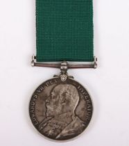 Rare Edwardian Volunteer Long Service Medal to a Cyclist in the 2nd Volunteer Battalion Hampshire Re