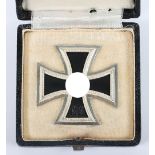 Cased WW2 German 1939 Iron Cross 1st Class by B H Mayer Pforzheim