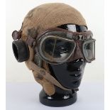 Royal Air Force E-Type Flying Helmet and Mk VIII Flying Goggles