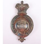 Victorian South Middlesex Rifle Volunteers Officers Cross Belt Plate