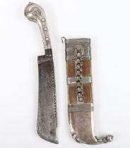 Indian Coorg Knife Pichangatti, 19th Century