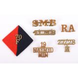 Grouping of Royal Artillery Pagri Flah Badges