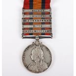 British Queens South Africa Medal to the 1st Battalion Inniskilling Fusiliers