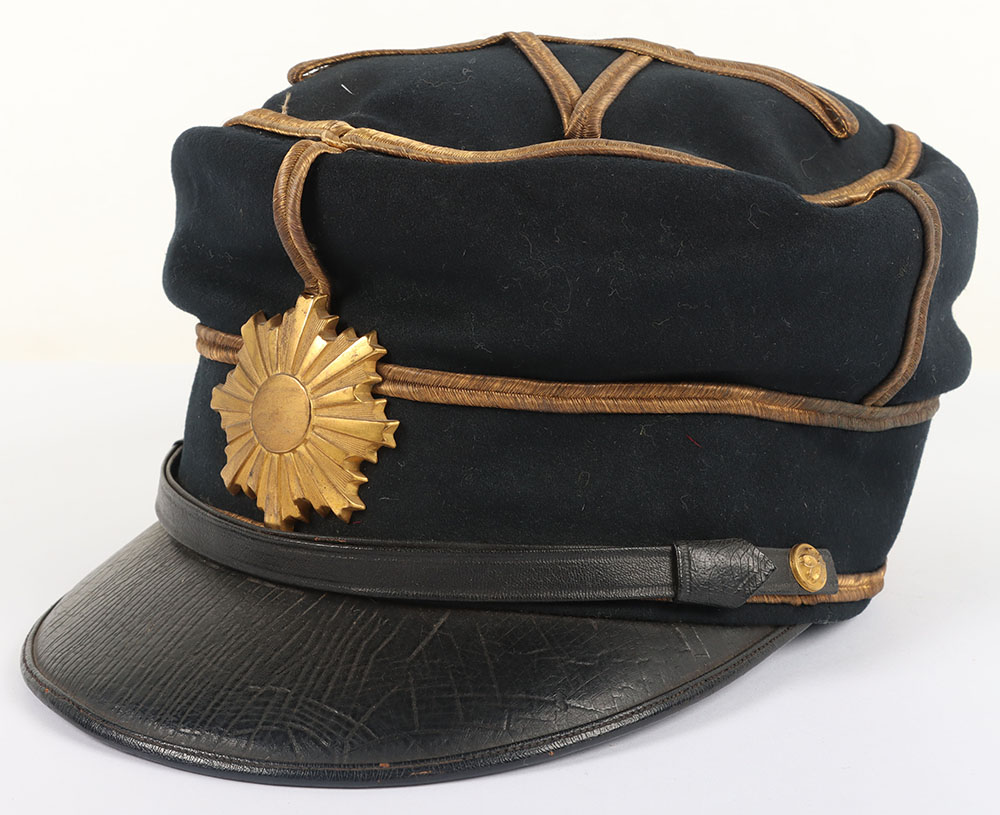 WW2 Japanese Infantry Officers Parade Full Dress Peaked Cap - Image 19 of 32