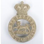 Victorian 3rd Volunteer Battalion Hampshire Regiment Other Ranks Glengarry Badge,