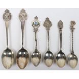 3x Hallmarked Silver Regimental Spoons of the Liverpool Scottish Regiment Kings Liverpool’s