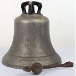 WW2 Royal Air Force 1942 Scramble Bell Removed from RAF Stafford