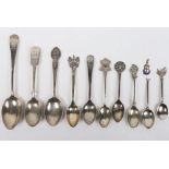 Grouping of Mostly Hallmarked Silver Spoons of London Interest