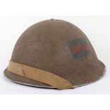 WW2 Canadian Mk III 1944 ‘Turtle’ Pattern Steel Combat Helmet with Divisional Sign of the North Shor