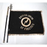 1930’s Oswald Mosley British Union of Fascists (B.U.F) Banner / Standard