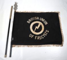 1930’s Oswald Mosley British Union of Fascists (B.U.F) Banner / Standard