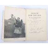 Wing Commander Sir Douglas Bader Signed Book ‘Reach for the Sky’ by Paul Brickhill