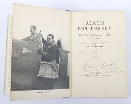 Wing Commander Sir Douglas Bader Signed Book ‘Reach for the Sky’ by Paul Brickhill