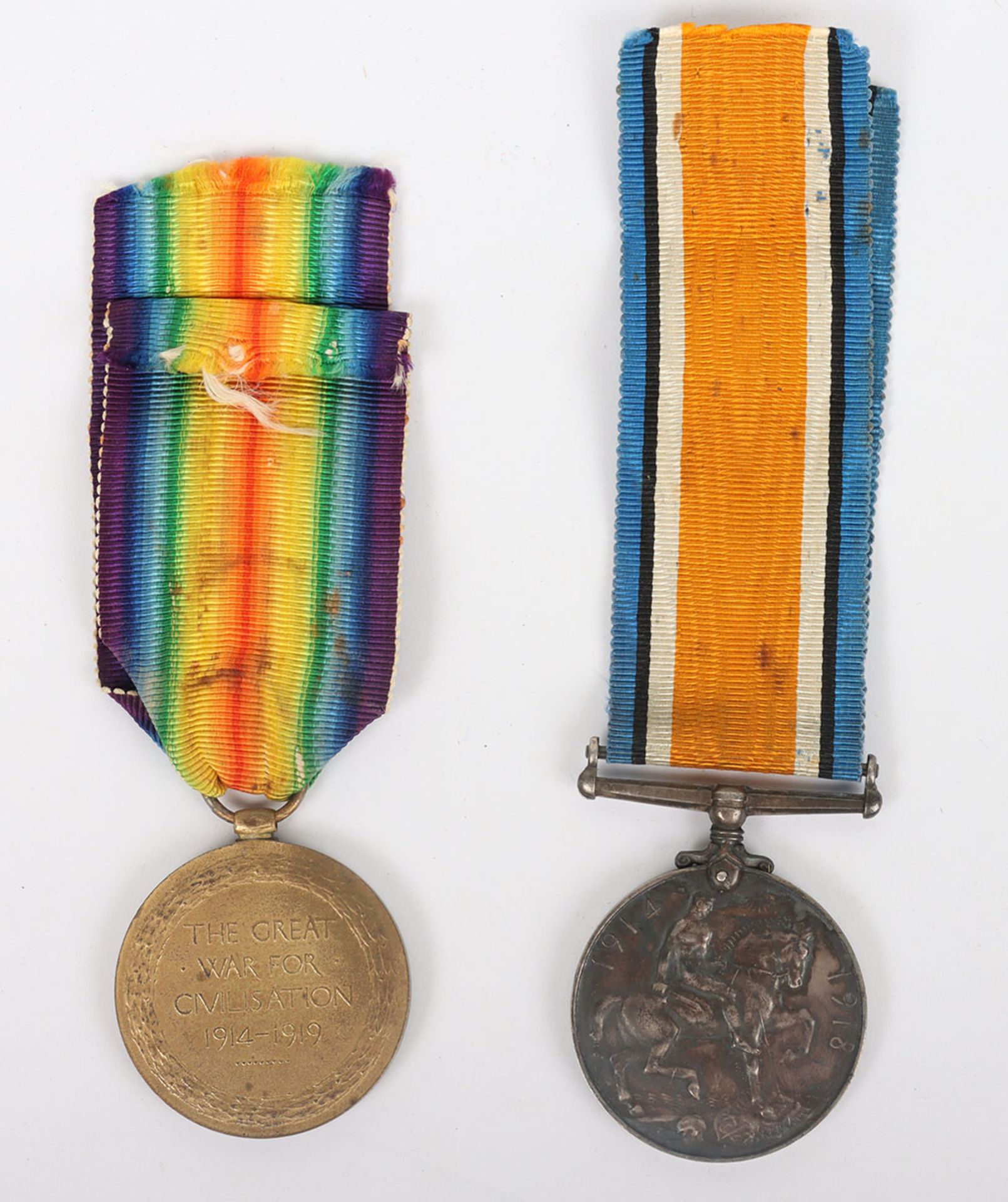 Great War Medal Pair South Wales Borderers - Image 3 of 5