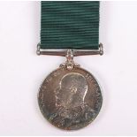 Edwardian Volunteer Long Service Medal to the 3rd Volunteer Battalion Hampshire Regiment