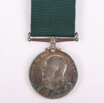 Edwardian Volunteer Long Service Medal to the 3rd Volunteer Battalion Hampshire Regiment