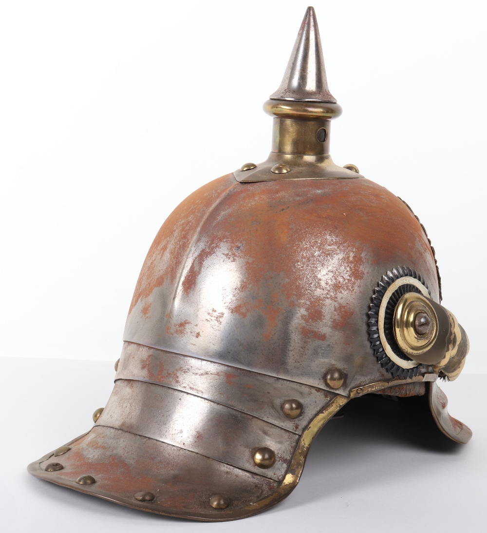 Imperial German M-1867 Cuirassier Regiment Nr2 Other Ranks Helmet - Image 6 of 10