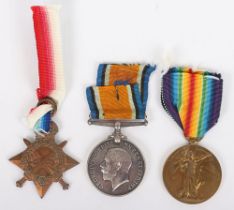 Great War 1914-15 Star Medal Trio 9th Battalion Royal Highlanders