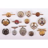 Selection of Hampshire Regiment Sweetheart Brooches