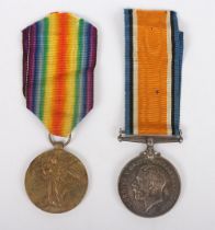 Great War Medal Pair the Welsh Regiment