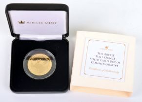 UK Leaving the EU 9ct gold proof medallion