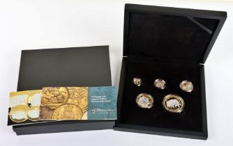 Hattons of London 2020 Five Coin Proof Gold (22ct) Sovereign Set, VE Day 75th Anniversary