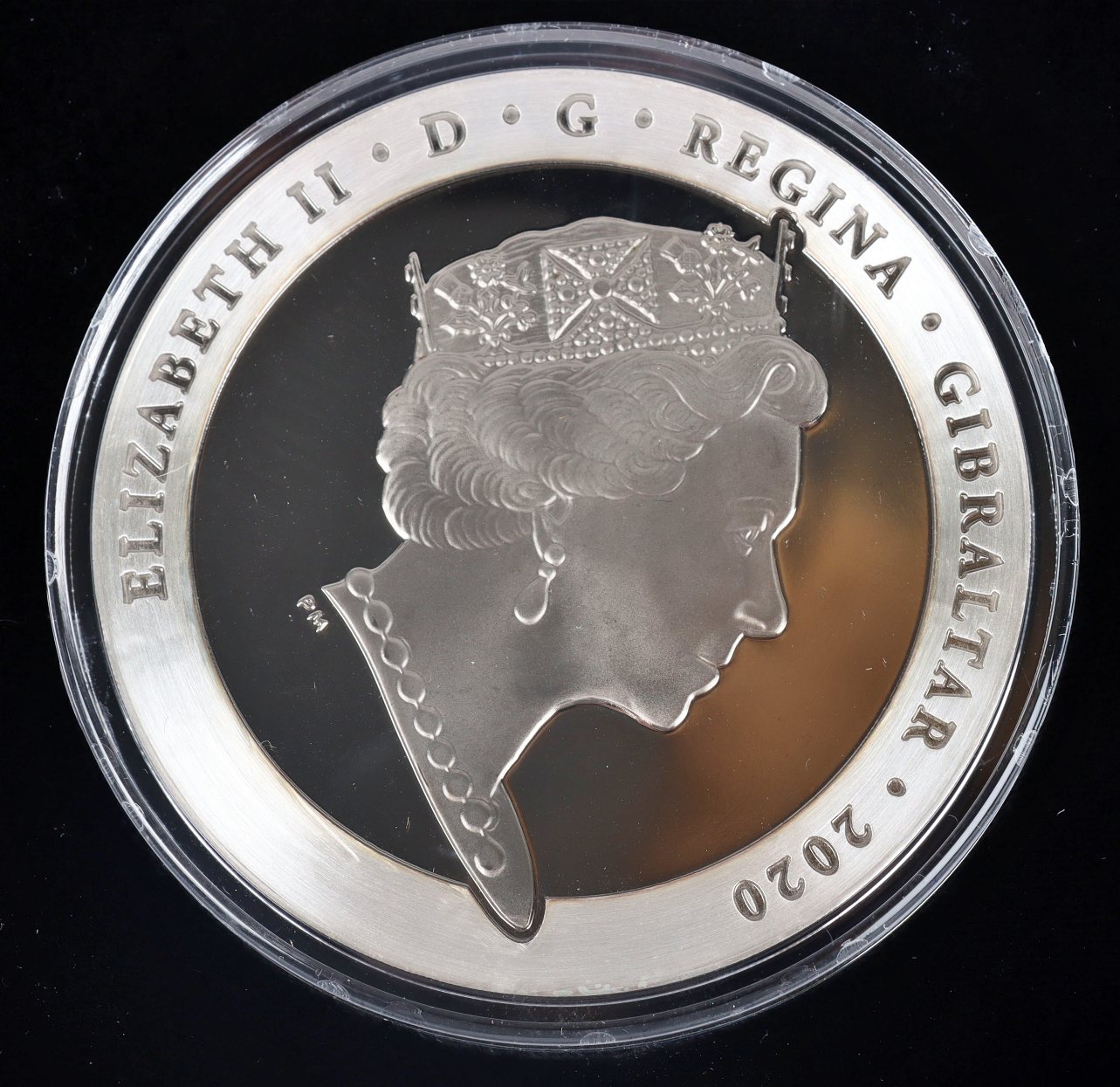 Proof 5oz silver commemorative medallion, 180th Anniversary Penny Black - Image 2 of 3