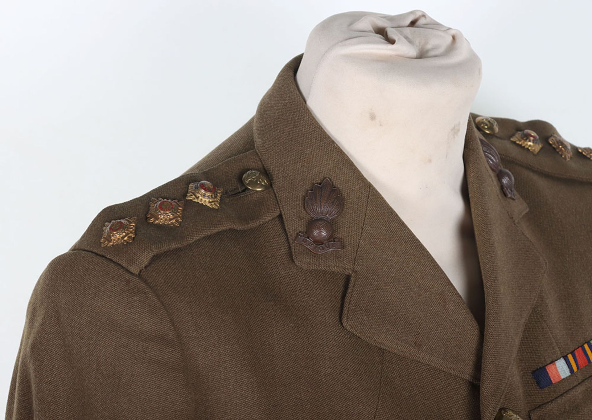 WW2 Officers Service Dress Uniform of Captain K Berry Royal Artillery - Image 4 of 13