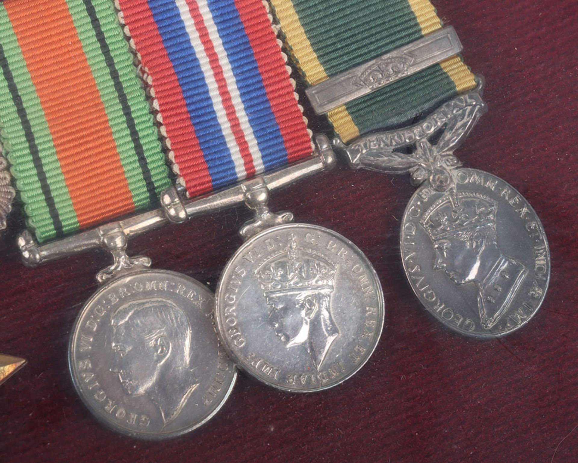 A Second World War Territorial Long Service Medal Group of 5 - Bild 8 aus 8