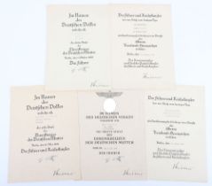 5x Third Reich Award Citations