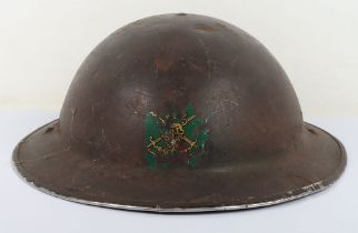 WW2 British Infantry Traning Battalion / Junior Leaders Infantry Training Steel Combat Helmet