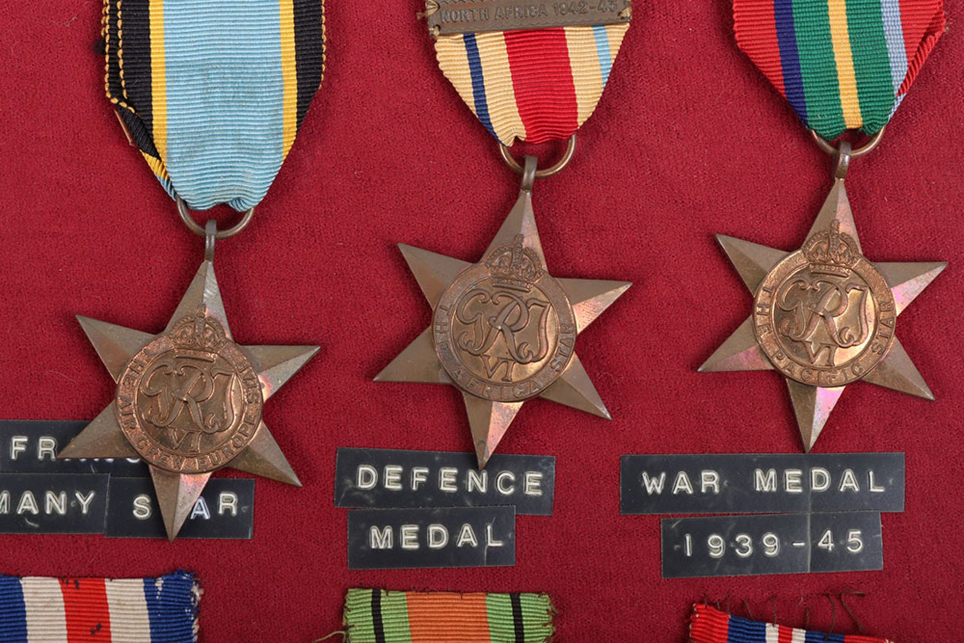 Display of WW2 British Campaign Medals - Image 3 of 8