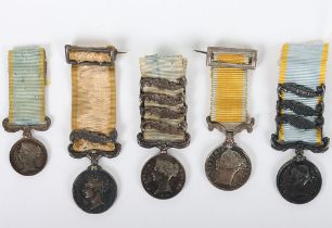 Collection of 5 Contemporary Victorian Miniature Medals for Service in the Crimea and the Baltic