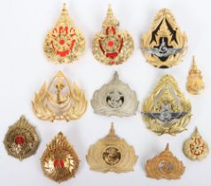 Grouping of Thai and Siamese Military Badges
