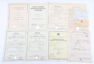WW2 German Award Citation Pair and Documents
