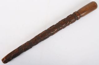 WW1 German Carved Stick / Club