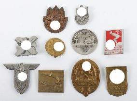 10x German Third Reich Rally / Day Badges