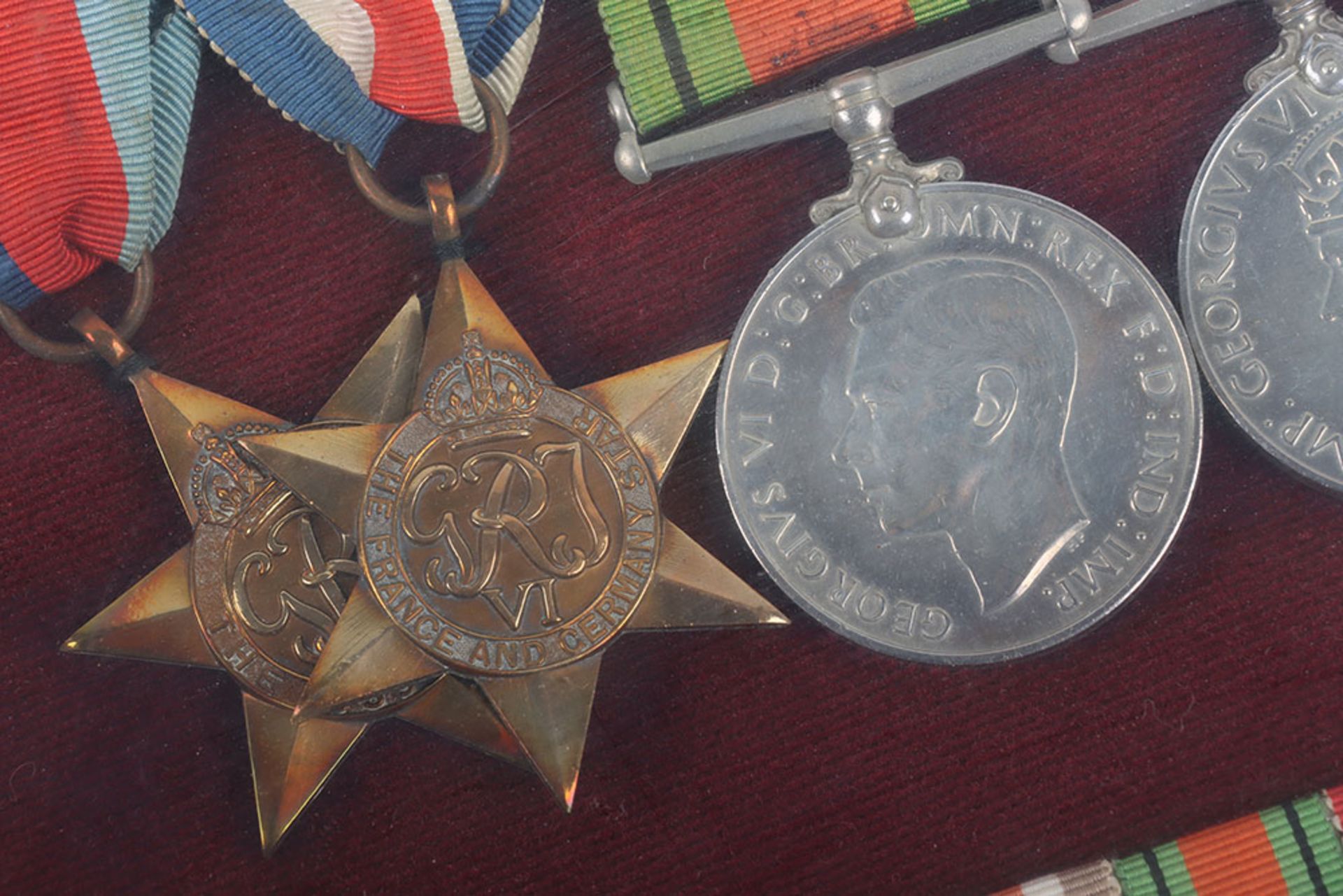 A Second World War Territorial Long Service Medal Group of 5 - Bild 6 aus 8