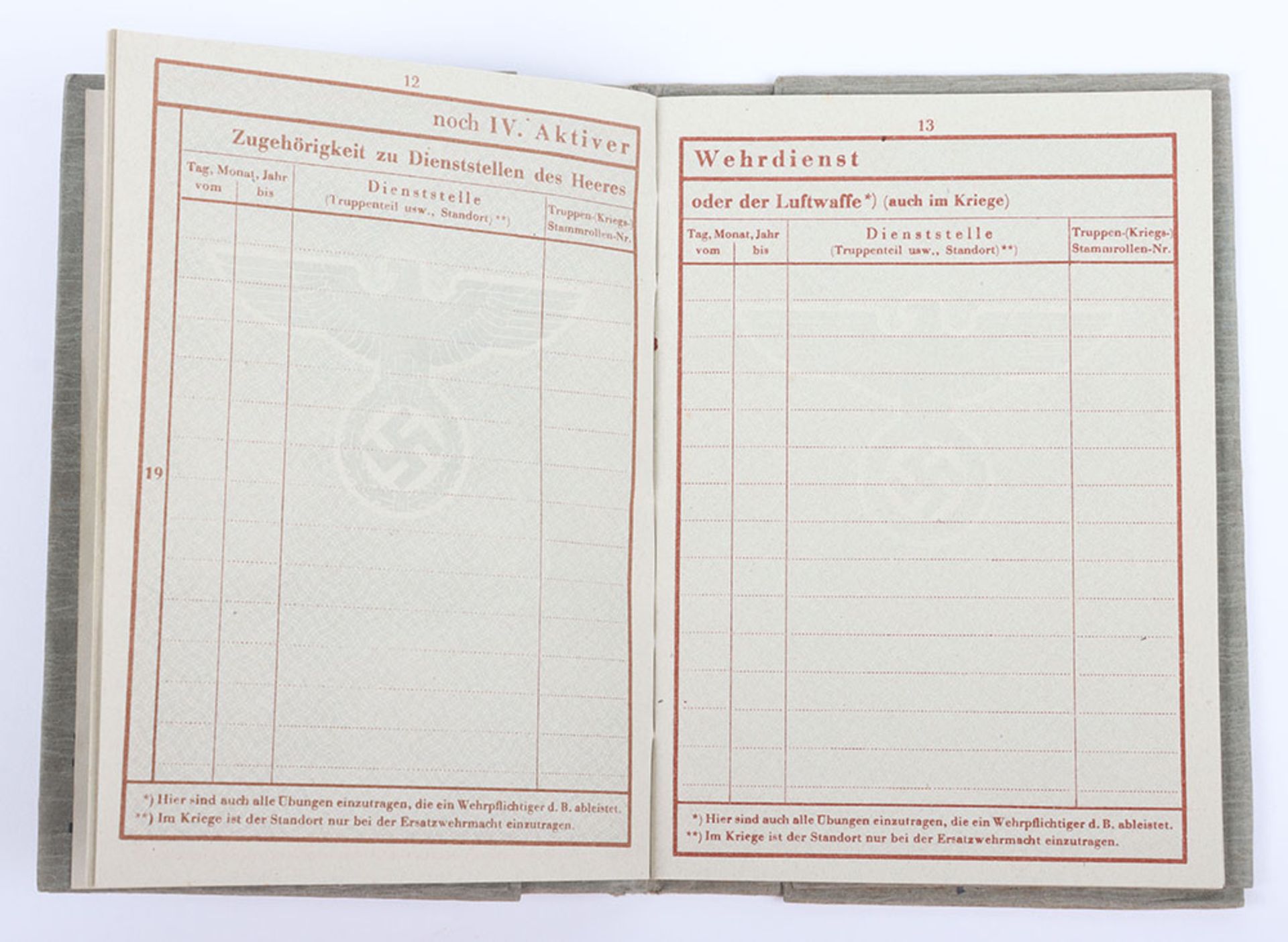 WW2 German Armed Forces Wehrpass Issued in April 1945 - Image 15 of 37
