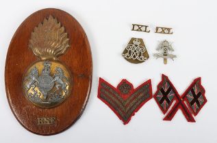 9th Lancers Badges