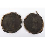 Victorian 16th Lancers Saddle Roll Cloth Ends,