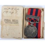 India General Service Medal Suffolk Regiment for the Hazara Campaign in 1888