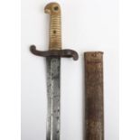 French Model 1842 Chassepot Sword Bayonet